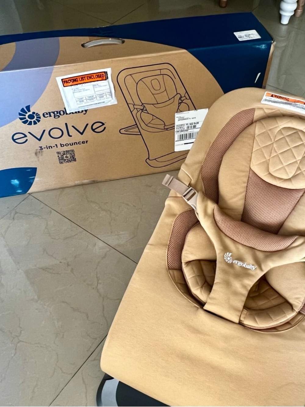 Ergobaby 3-in-1 Evolve Bouncer - Picture 6 of 6